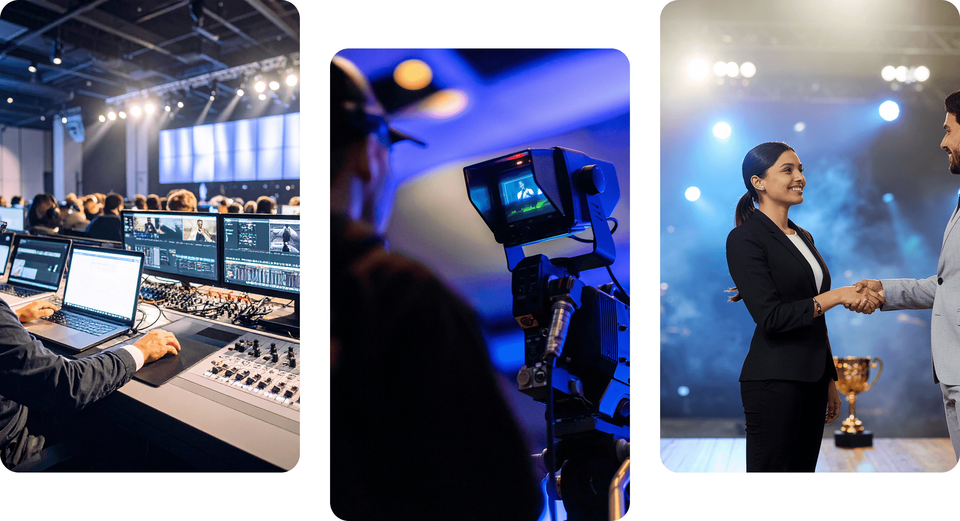 Live event production, camera operator and award presentation